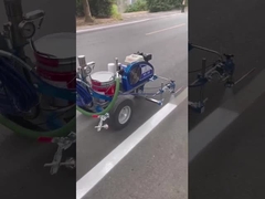 Was sind die Hauptmerkmale der hydraulischen kalten Fahrbahnmarkierungsmaschine?