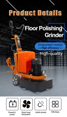 Diamond Grinding Disc Cement Floor Polishing Machine 50HZ / 60HZ 380V
